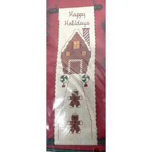 Gingerbread House Holiday Bellpull Kit With Fabric & Hardware Included